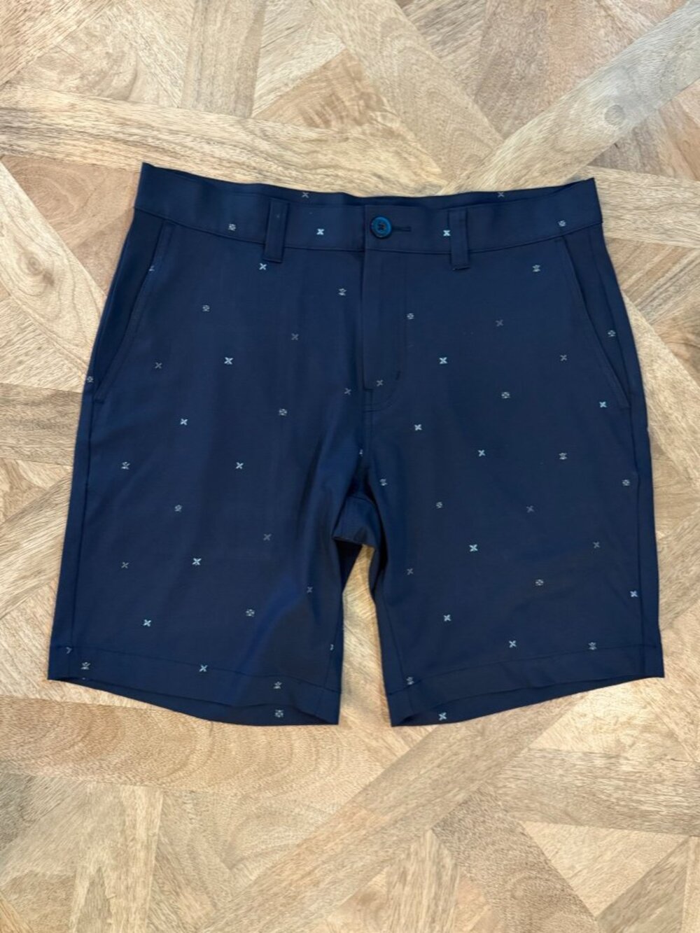 Travis Matthew Men's Not Feeling That Golf Shorts in Total Eclipse, Size 32
